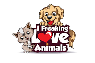 design unique cartoon animal logo