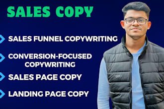 sales copywriting for funnels, pages, and more