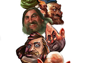 draw a digital caricature from your photo