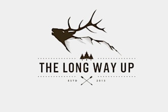 design vintage style bow hunting film logo
