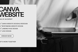 create attractive websites using canva
