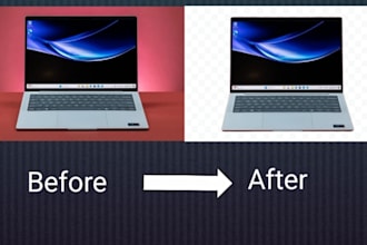do background removal, cut out image, make white or transparent bg from 2 hours