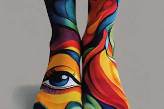 design unique socks design for your brand