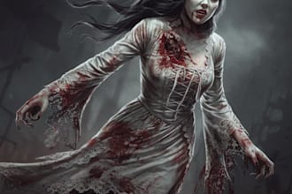 draw horror character illustration