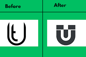 redesign redo recolor retouch retrace your outdated logo