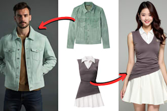 create realistic eye catching ai models for your fashion and clothing brand