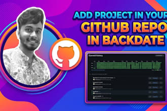 migrate your local legacy code to github while preserving chronological commit
