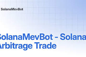 build solana arbitrage bot, copy trade bot, solana volume bot