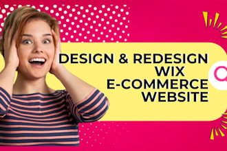 design redesign wix website wix ecommerce online store online business website