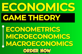 do economics, econometrics, microeconomics and macroeconomics, game theory