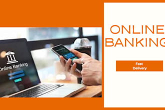 build an online banking website with crypto deposit