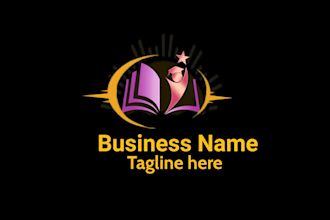 do unique education logo for school, college, university, academy, institute