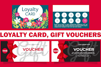 do loyalty card, gift vouchers within 05 hours