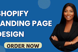 build shopify landing page, shopify website, product landing page in pagefly