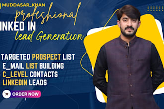 linkedin sales navigator b2b lead generation email list building lead gen