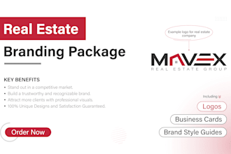 create a branding package for real estate professionals