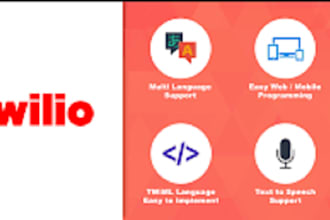 build a telephone voice or video call system with twilio API