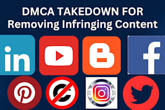 send dmca takedown notice to remove copyright infringing and leaked content