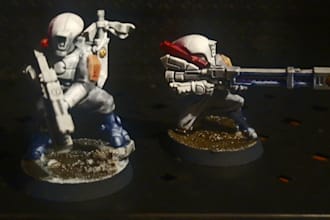 paint tau empire units for warhammer 40k