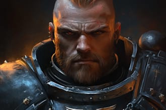 paint your favorite warhammer 40k character, miniature