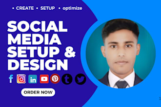 make social media accounts and pages for your business