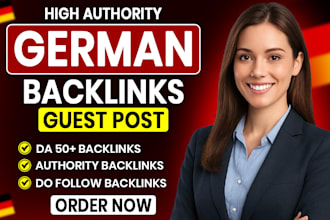 do SEO backlinks through german guest posts high da german link building