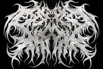 create a sludge metal logo