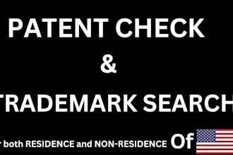 conduct a thorough patent search and trademark check for your brand