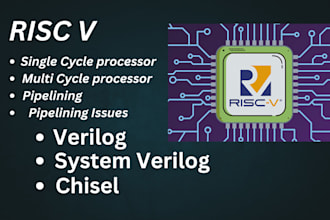 design risc v processors using verilog or system verilog