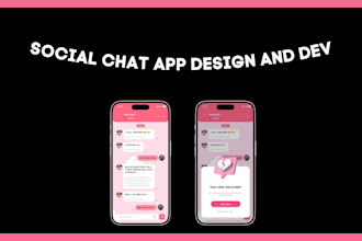 build dating apps, chat apps, tinder clones, social media, and video chat apps