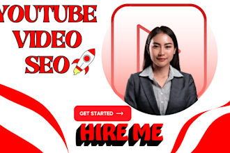 be your youtube video SEO specialist
