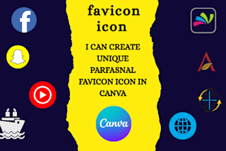 create and design modern favicon for your website in 12h