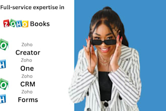 setup , do customization, automation, and build workflows in zoho CRM , zoho one