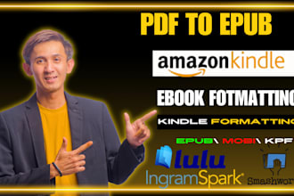 do layout design, typesetting and book formatting for amazon kdp