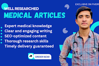 write medical health content, fitness blog, unique articles writing service