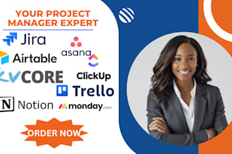 setup trello monday crm VA asana clickup airtable kvcore monday com smartsheet