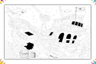 design coloring book pages for your kids and adults