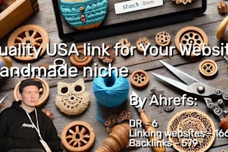 provide USA guest post backlink off page SEO link building on my handmade sites