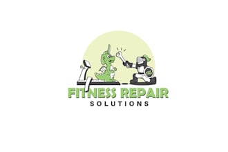 design fitness repair solutions logo
