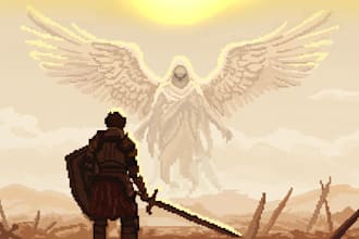 create custom pixel art characters, backgrounds, and portraits