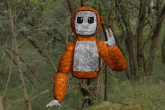 make a custom gorilla tag fangame player model