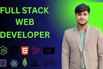 do website development as full stack web developer, PHP html5, css3,reactjs