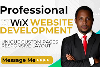 do wix website design, redesign wix builder, wix studio, wix website development