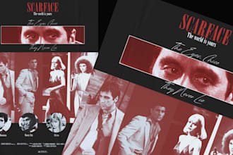 make vintage inspired cinematic posters with a modern touch