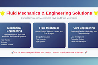 do fluid mechanics, dynamics, civil, mechanical engineering