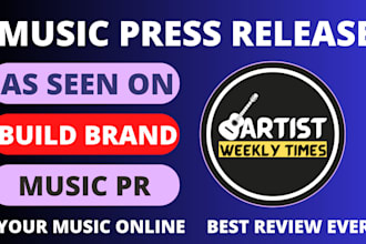 write and publish a music press release and review in 12 hrs