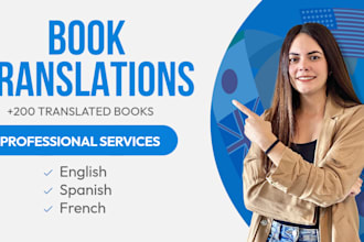 translate your book in french or english to spanish