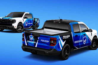 professional car wraps design service to make your pickup standout