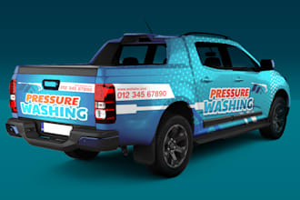 professional car wraps design service to make your pickup standout