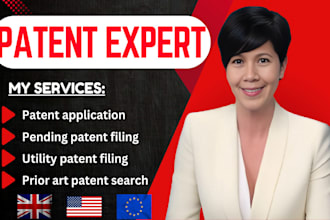 draft and file professional patent applications with prior art search